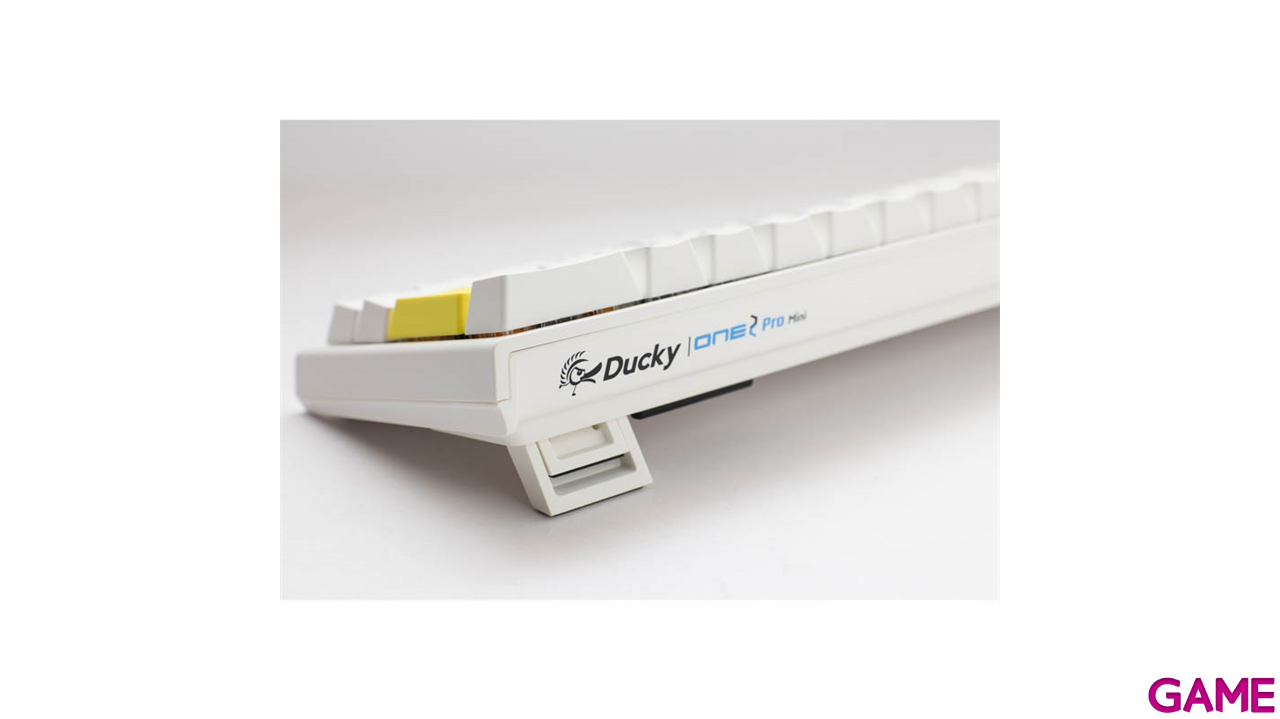 Ducky ONE 2 PRO Classic Mini 60% Pure White,  Gateron Yellow RGB PBT Mecanico - Teclado Gaming-0